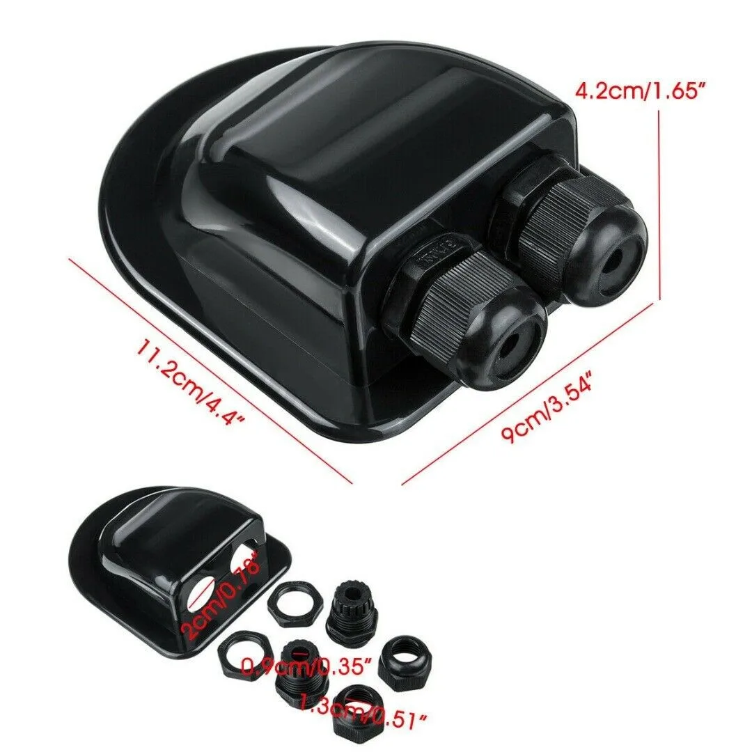 

Roof Cable Sealing Box Solar Panel Double Top 1PC Waterproof Caravans Entry