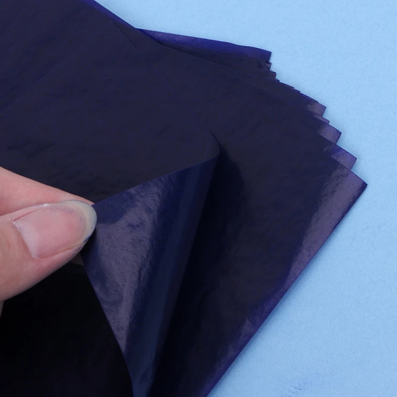 

50 Sheets Double Sided Carbon Copier Stencil Transfer Paper Stationery Supplies 32CB