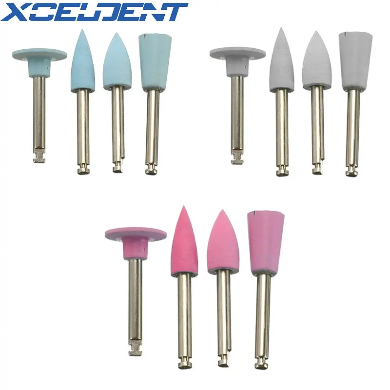 4 шт./лот полировочные насадки для зубов полировщик низкоскоростная силиконовая