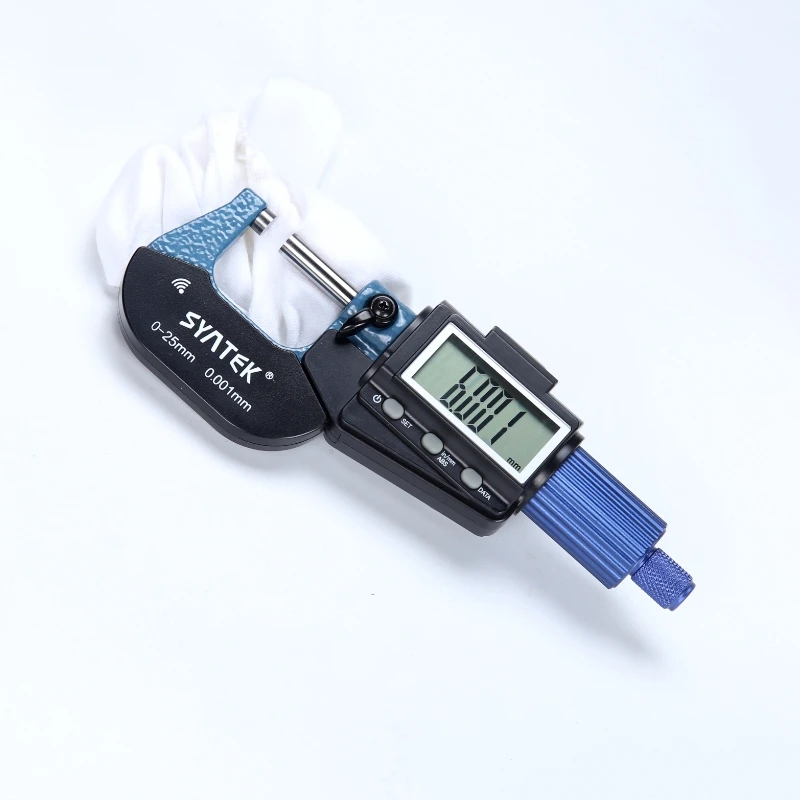 0.001mm Electronic Bluetooth Outside Micrometer 0-100mm Digital LCD Micrometers Caliper Gauge Meter Data Output Measure Tools