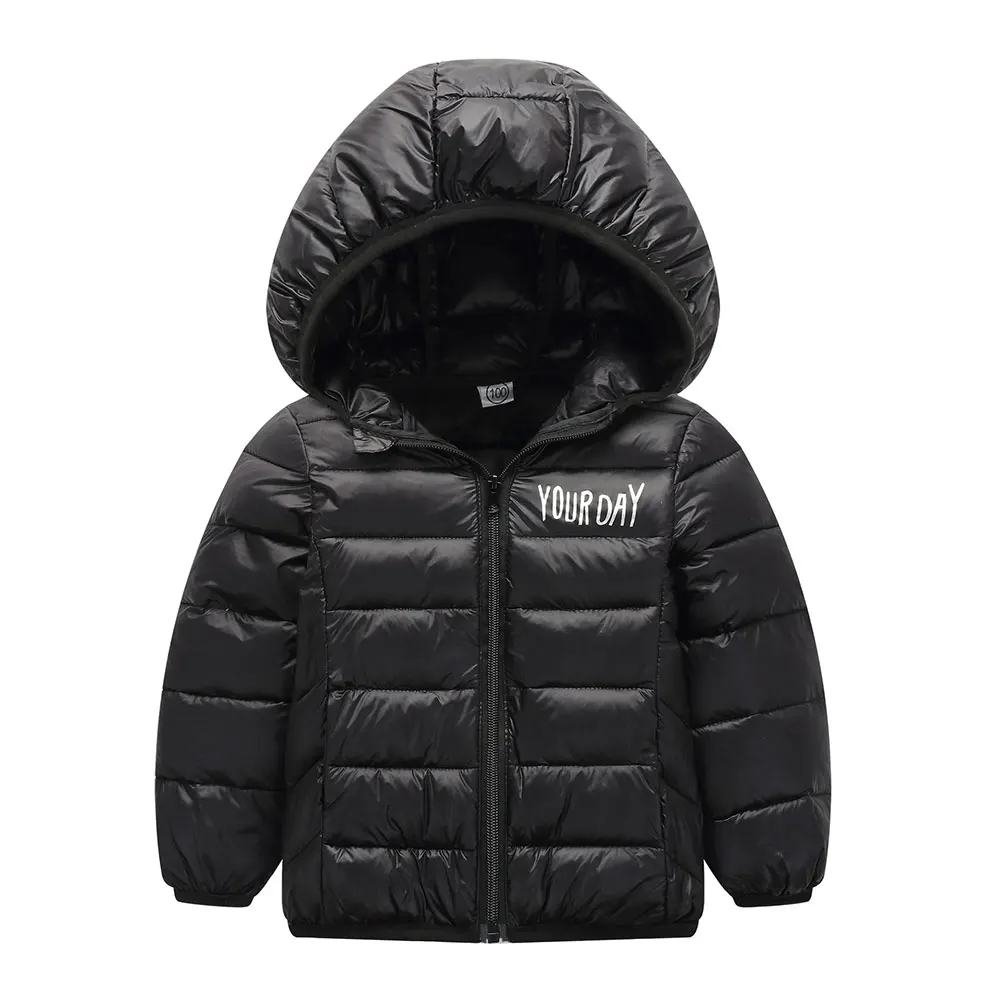 Осень-зима 2020 легкие куртки для мальчиков хлопковые пуховики с мультяшным
