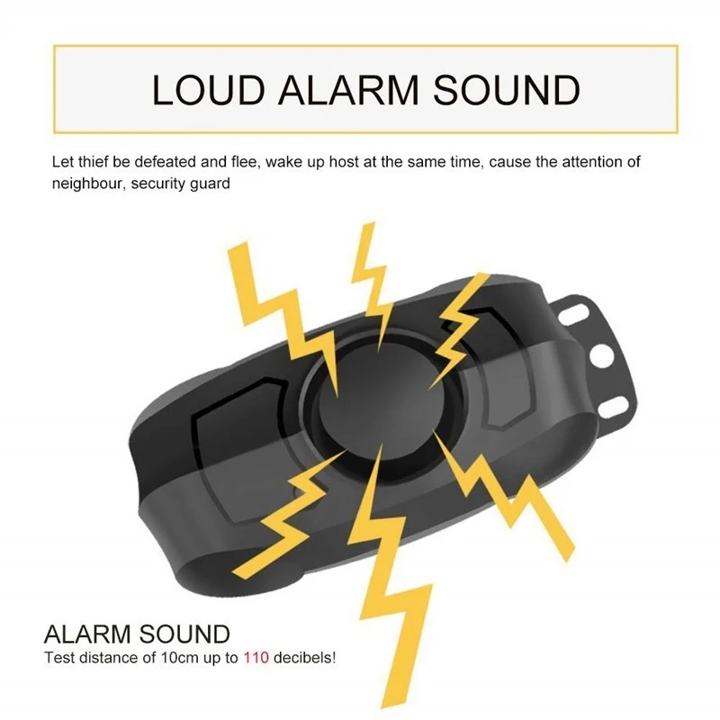 Usb Rechargeable Wireless Anti-Theft Vibration Motorcycle Bike Bicycle Security Lock Alarm With Remote Control | Спорт и развлечения