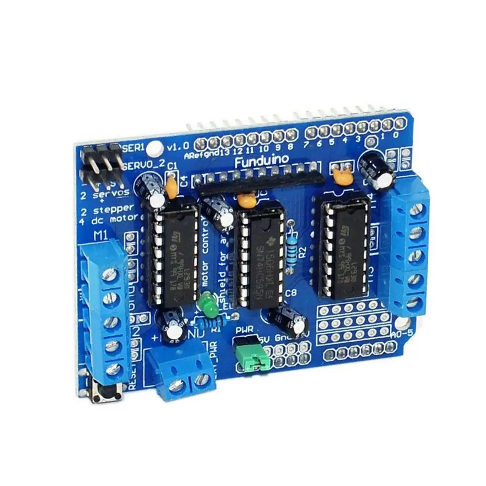 L293D щит управления двигателем плата расширения привода двигателя для Arduino Щит