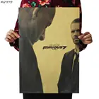 Плакат из крафт-бумаги Форсаж 7, домашний Настенный декор, картина 50, 5x35 см