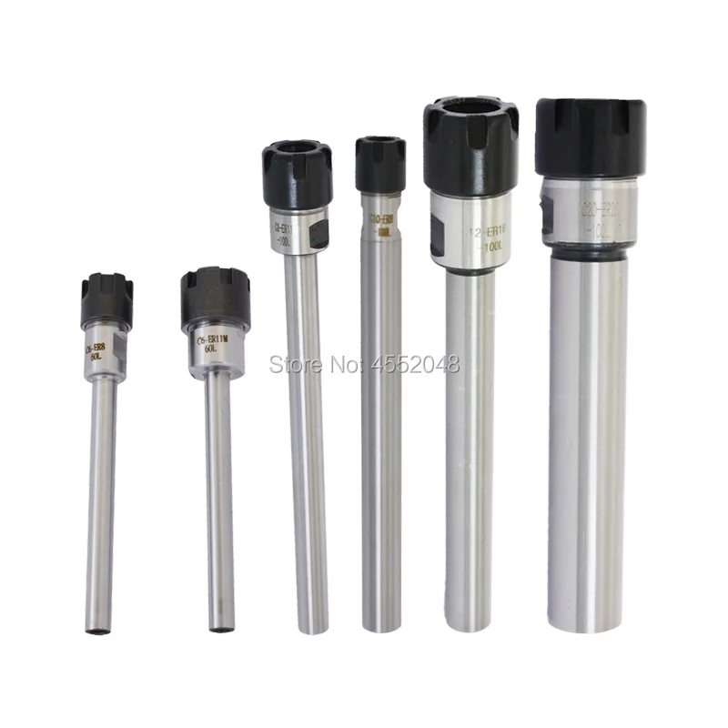 Держатель патрона Цанга фрезерный длинный инструмент C6 C8 C10 C12 C16 C20 C25 C32 ER8 ER11 ER16 ER20