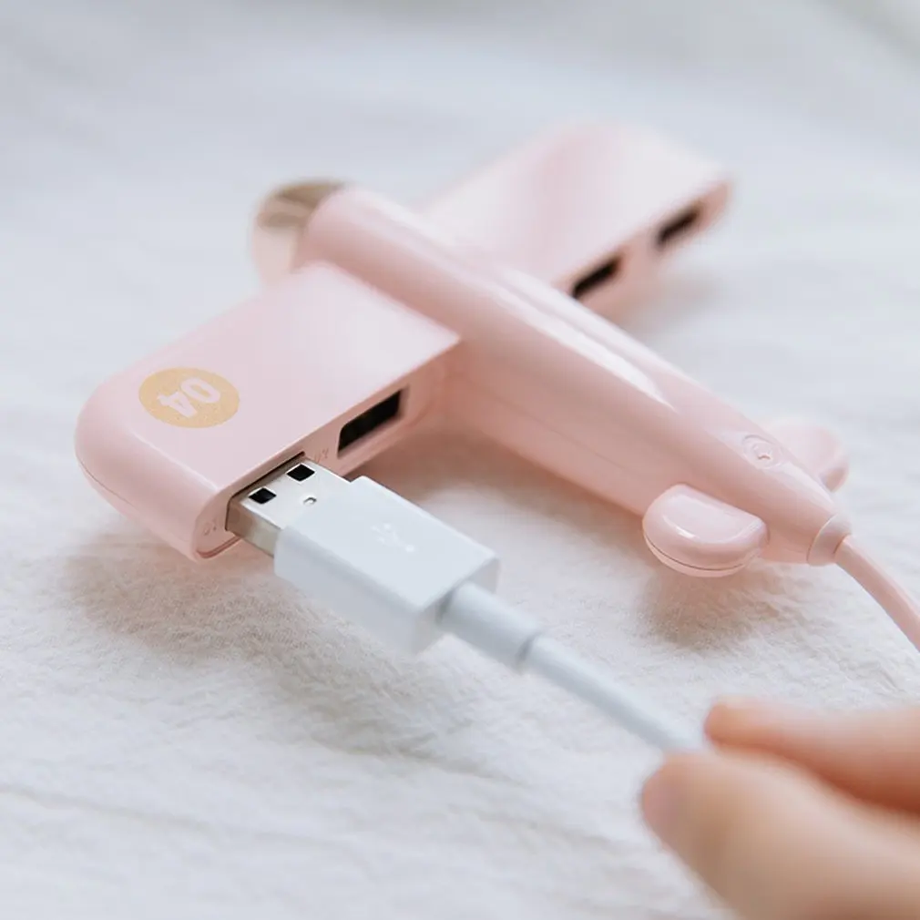 3 вида цветов Самолет Форма Водонепроницаемый 4 портовый USB 2 0 концентратор