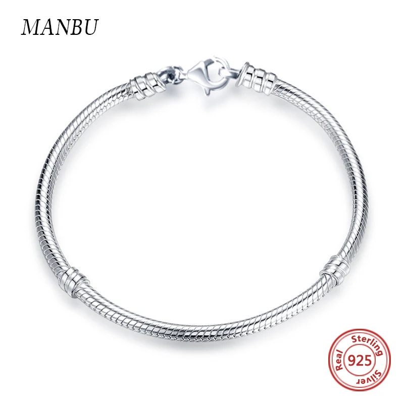 Горячая Распродажа цепочка в виде змеи 925 пробы серебро оригинальный