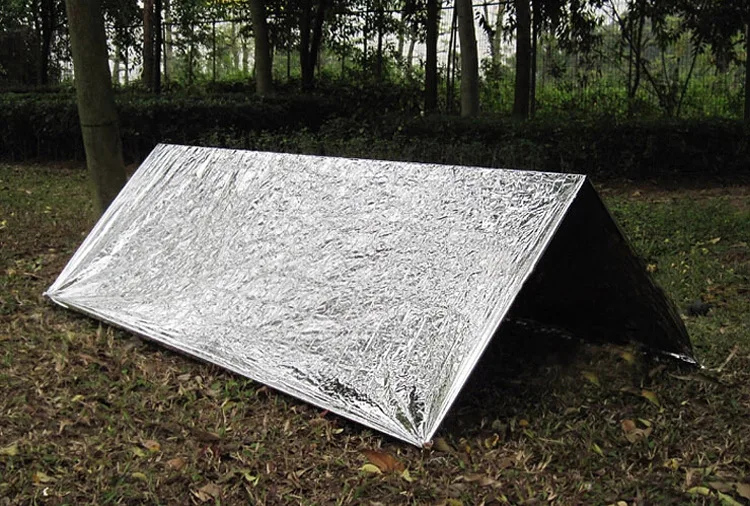 

Emergency thermal blanket outdoor waterproof survival blanket aluminum foil hot space emergency rescue curtain military blanket