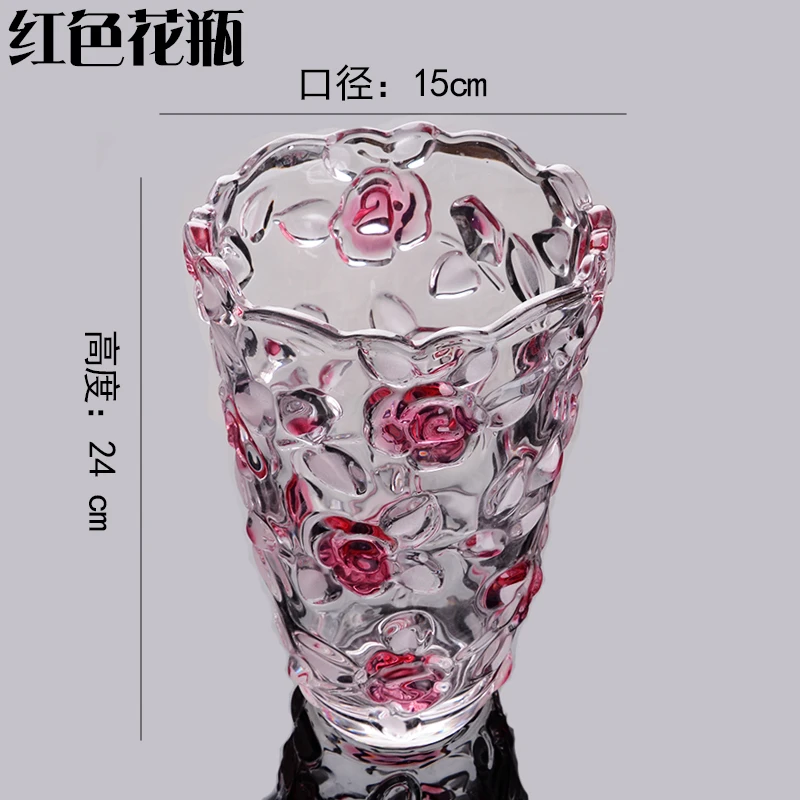 

European Style Glass Vase Fruit Plate Fruit Bowl Modern Creative Living Room Furnishings Coffee Table Snacks Dried Fruit Bowl