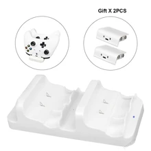 Dual Charger For XBox One Slim/X Controller Gamepad Battery Charger Joystick Charging base Dock Station Stand Gaming Accessories