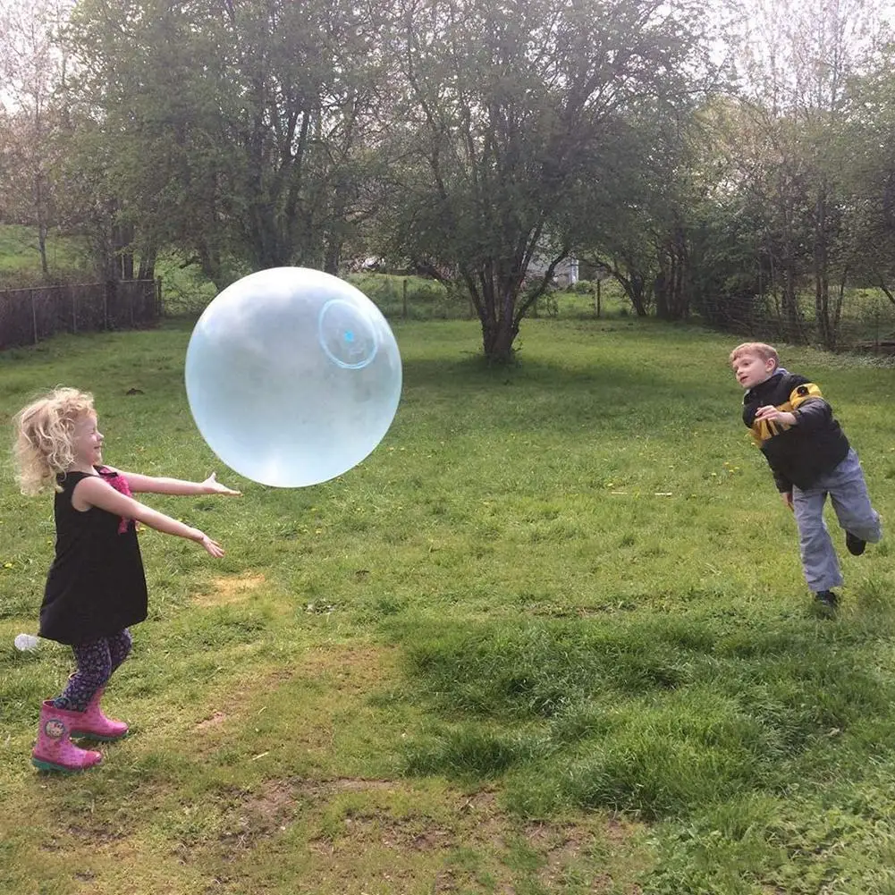 

Water Filled Bubble Ball Blow Up Balloon Toy Balls Outdoor Soft Squishies Air Bubble Ball Set For Kids Party Game Gift