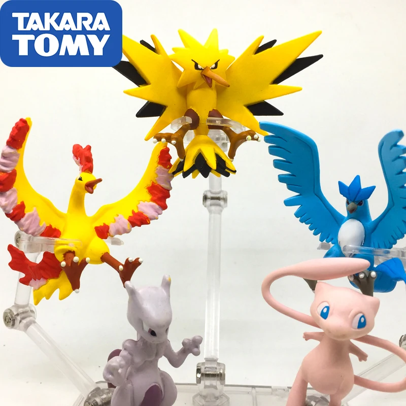 Оригинальная фигурка поколения покемона MC Zapdos Mew Articuno molтрет Mewtwo Кукла Коллекция