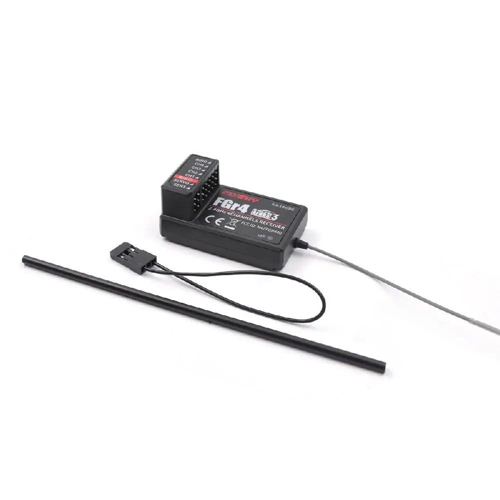 

RCtown Flysky FS-FGR4 FS-FGR4S receptor 4CH 2,4G receptor puede ser PPM/IBUS de salida para Flysky FS-NB4 transmisor