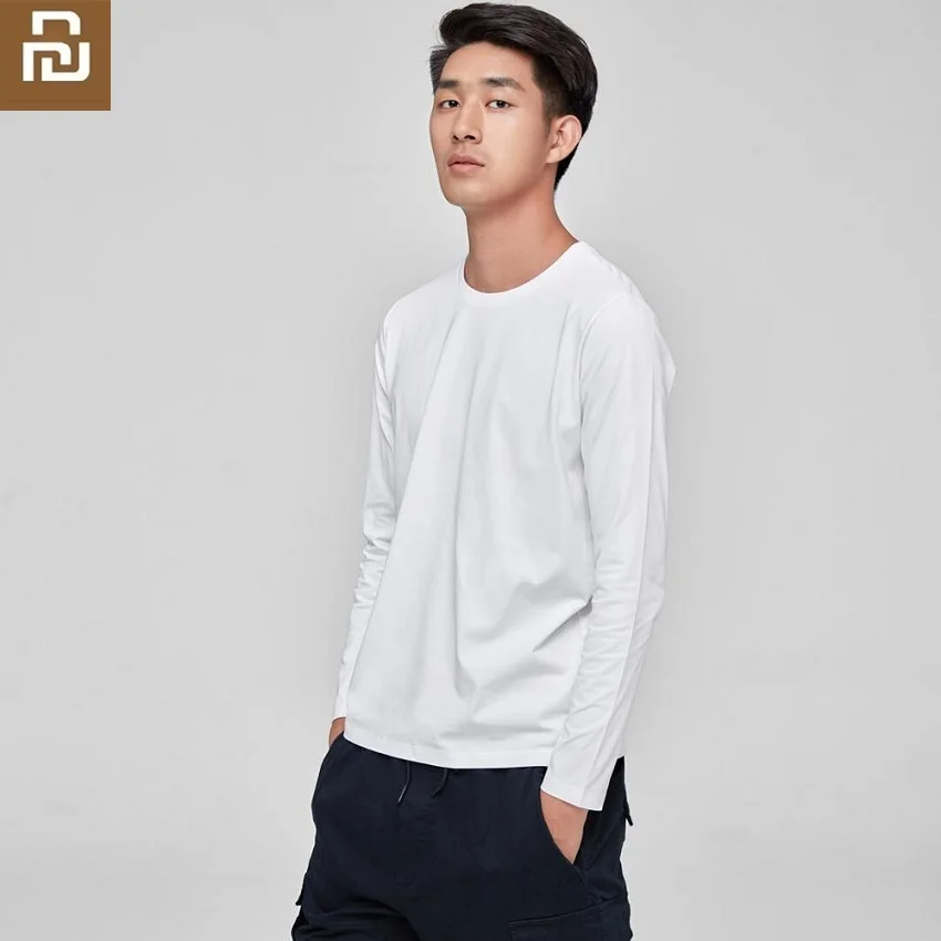 Модный мужской свободный хлопковый свитшот Youpin Cottonsmith с длинными рукавами