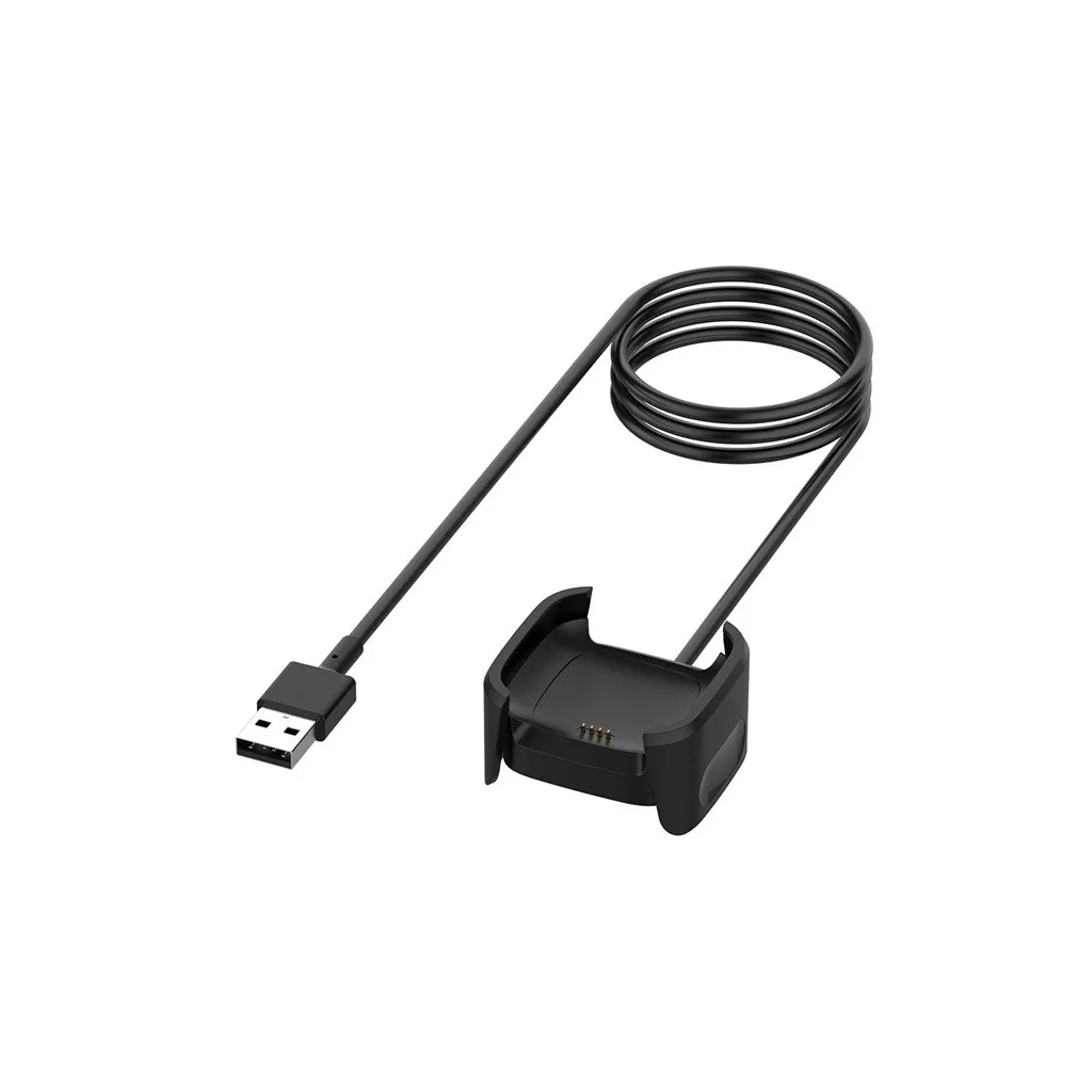 25 # Сменное USB зарядное устройство для fitbit Versa 2 умный Браслет зарядный кабель 100 см