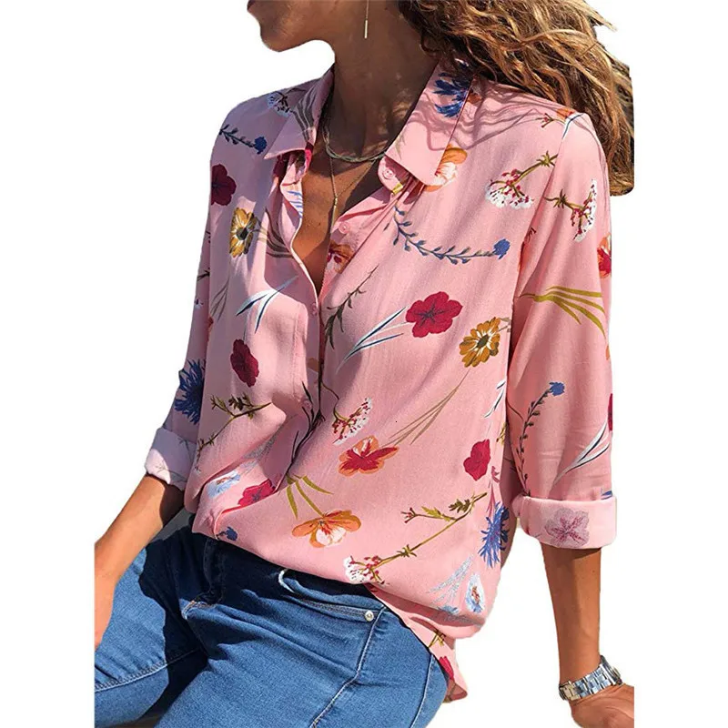 RICORIT женские шифоновые блузки с длинным рукавом Chemise Femme офисная рубашка для