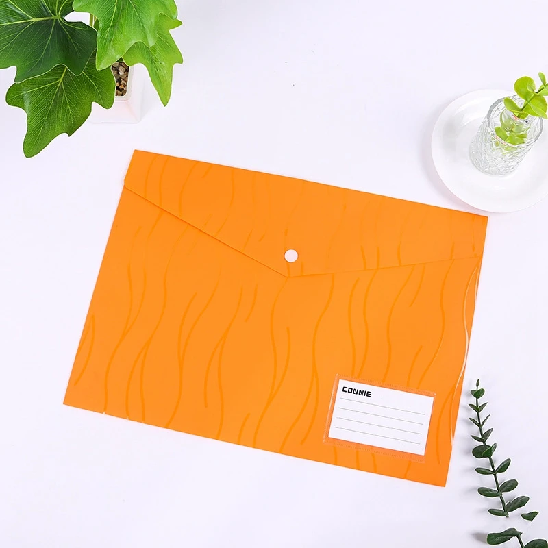 

Envelopes Poly Envelopes, 12 Pack Document Folders US Letter A4 Size File Envelopes with Label Pocket Snap Button