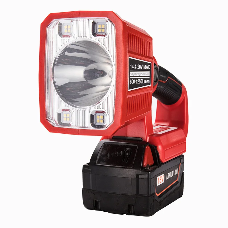 

Oein Portable 18W LED Light For Milwaukee M18 18V Li-Ion Battery Flashlight With USB Outdoor Lighting Power Tools(NO Battery)