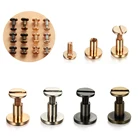 10 шт. Твердые ремешки для рукоделия, заклепки, винты с круглой головкой, кожаные ремешки для книг, багажа, рукоделия, одеждаСумкаОбувь