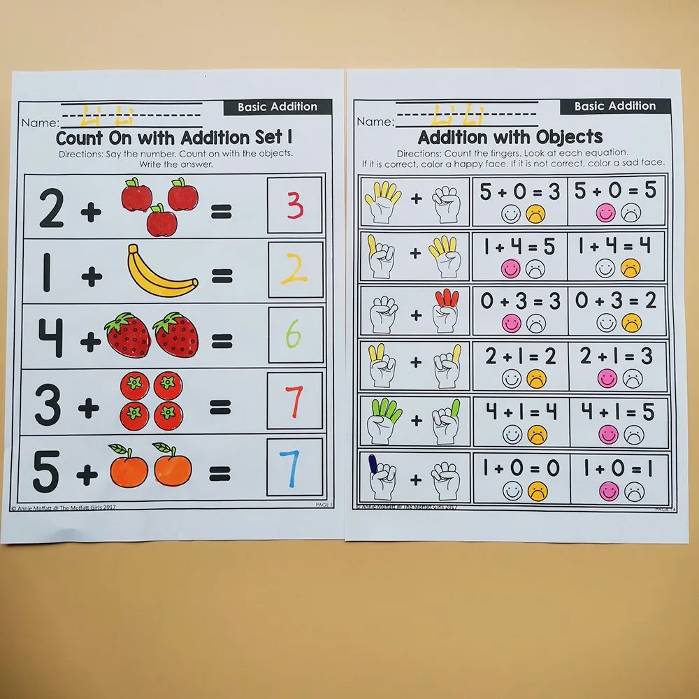 Детский сад Математика сравнение чисел домашняя работа бумага английский