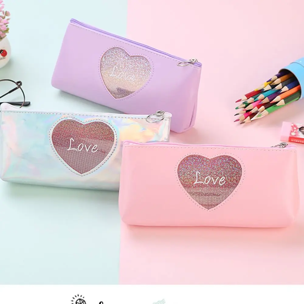 С принтом сердечки для маленькой девочки креативный Лазерная Любовь Карандаш