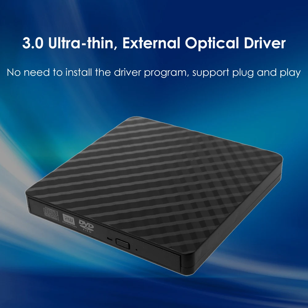 USB 3 0 Портативный Ультратонкий внешний Dvd оптический адаптер DVD-рекордер 5 Гбит/с
