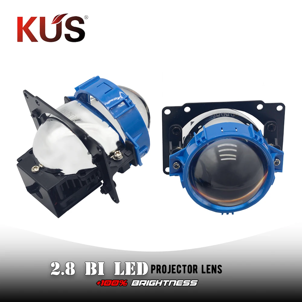 2 8 дюймовая BI светодиодная проекционная линза светодиодный льная фара дальний и