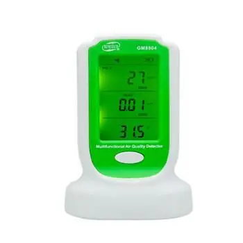 

High accuracy negative ion meter gas detector air quality monitor tester PM2.5 Formaldehyde detection sensor oxygen ions anion