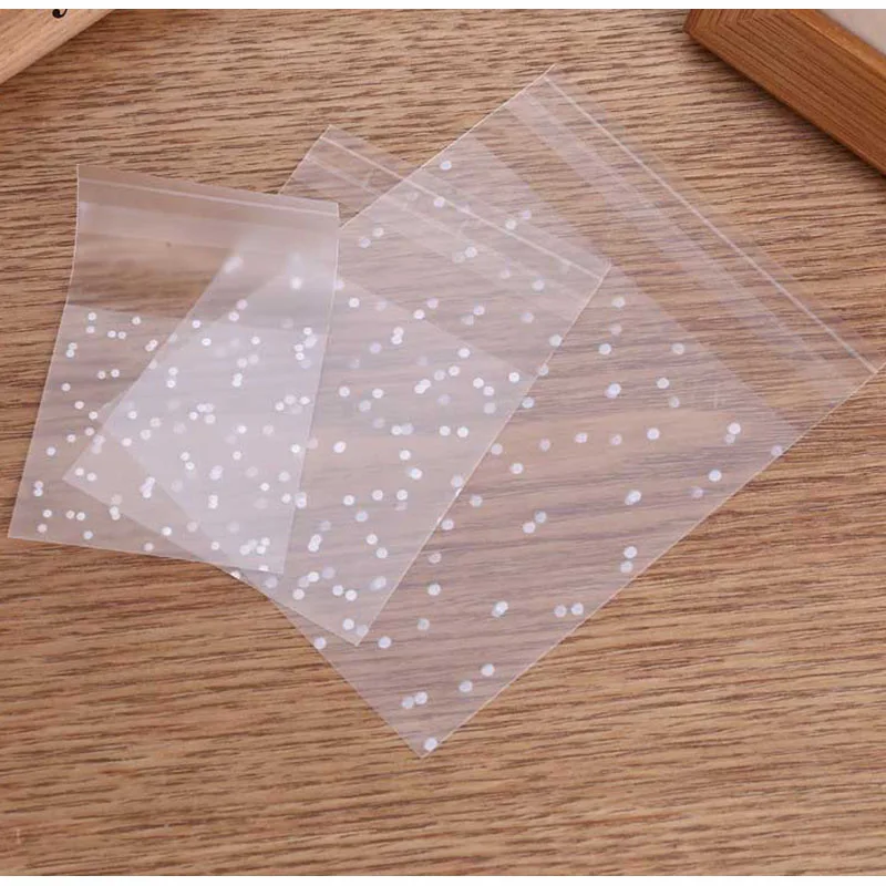 100 шт на свадьбу День рождения белый пластиковый прозрачный целлофановый горошек