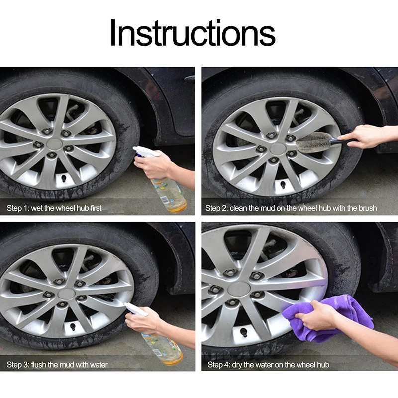POSSBAY щётка колеса автомобиля автомобильная с короткой ручкой щетка для очистки