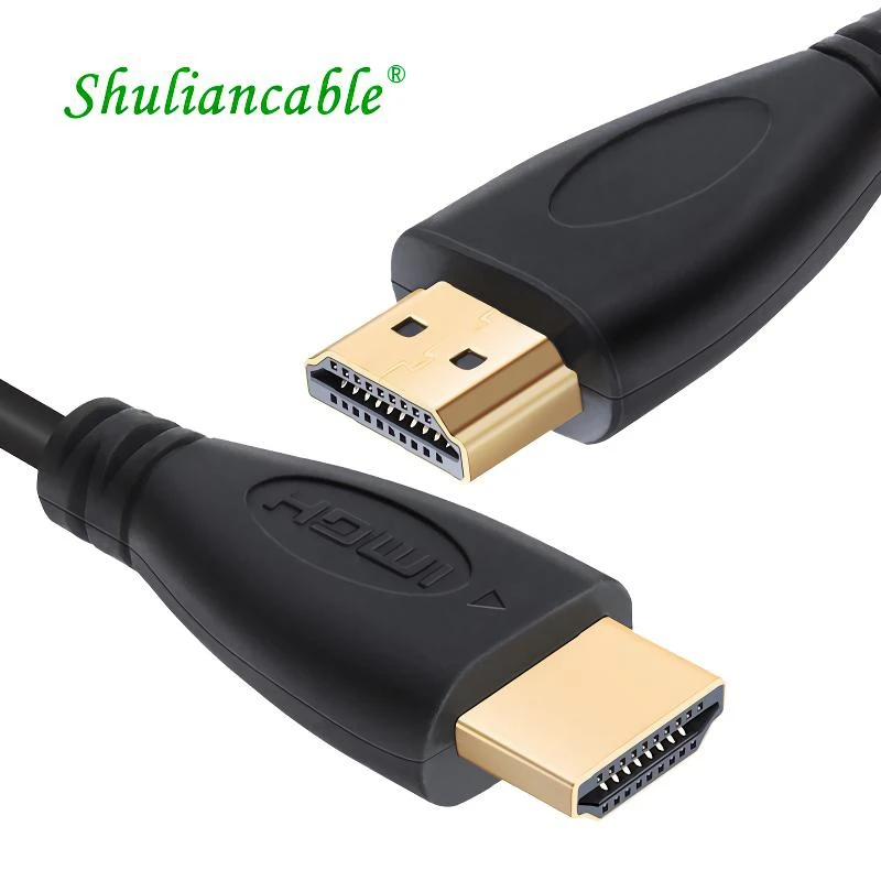 Shuliancable HDMI совместимый Высокоскоростной 1080P 3D позолоченный кабель для HDTV XBOX PS3