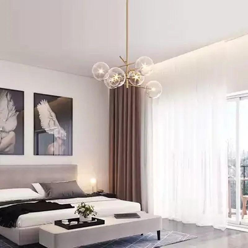 Скандинавские волшебные бобы подвесные светильники Современная Гостиная