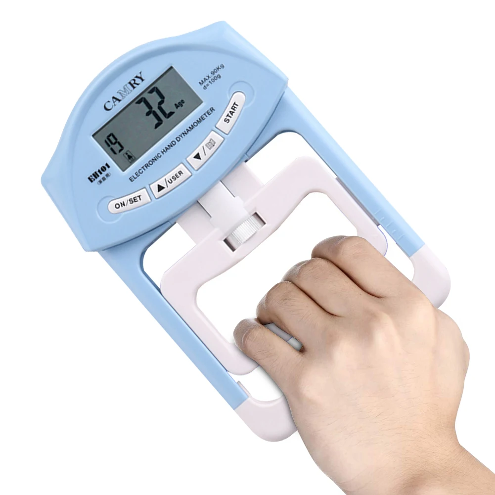 

Dynamometer Hand Grip Measurement Meter Electronic Adjustable Power Strength for Working-out Comfortable Decoration