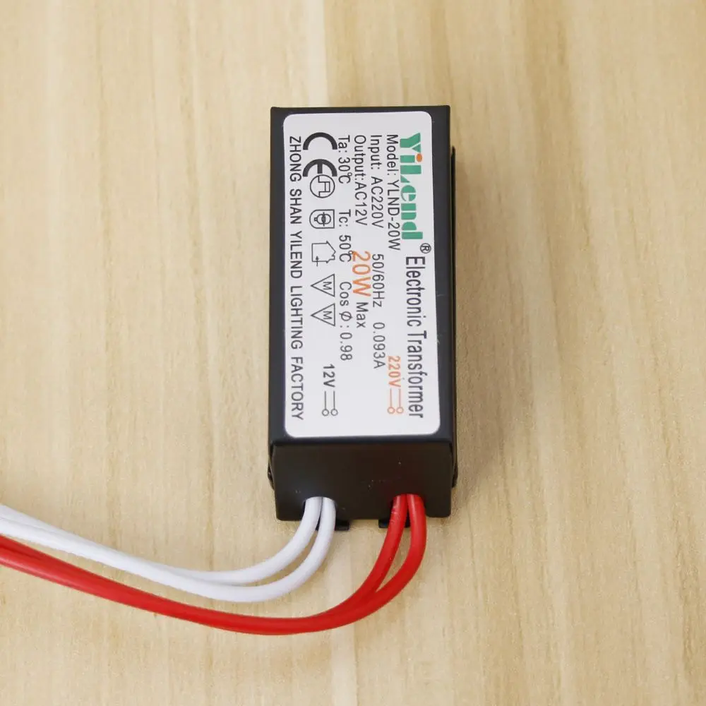 1 шт. электронный трансформатор для светодиодных ламп MR11 MR16 G4 от 220 В переменного