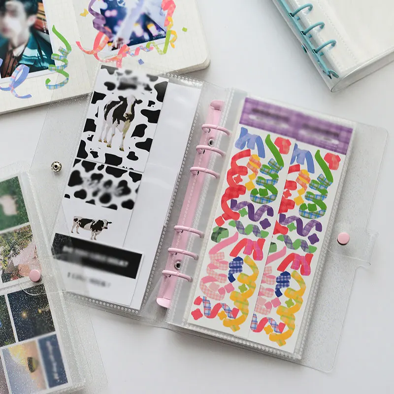 150 карманов 3-дюймовый держатель для фотокарт фотоальбом блестящая прозрачная