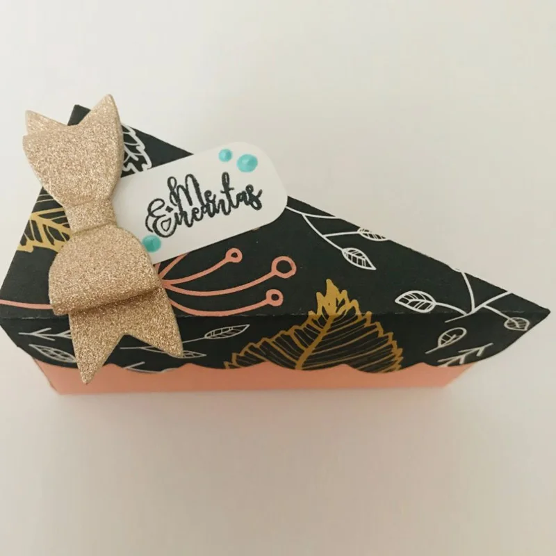 Металлические Вырубные штампы с 3 нежными бантиками маленькие средние и большие