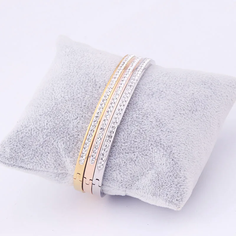 Женский браслет из титановой стали 3 цвета|Браслеты| |