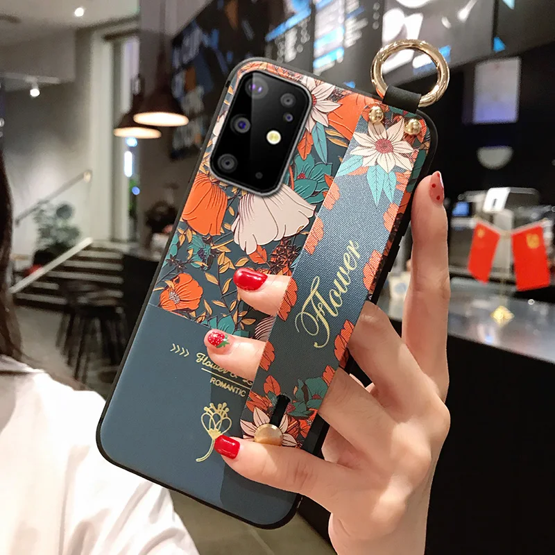 Чехол для Xiaomi Mi 9T Модный мягкий чехол с держателем на запястье Redmi Note 9S 9 7 8 Pro K20 K30