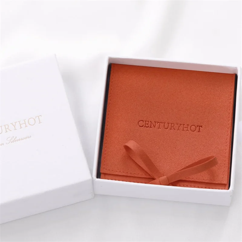 

Wholesale 500pcs/lot Customized Cardboard Paper Jewelry Box Microfiber Pouch Jewelry Bulk Bracelet Boxes