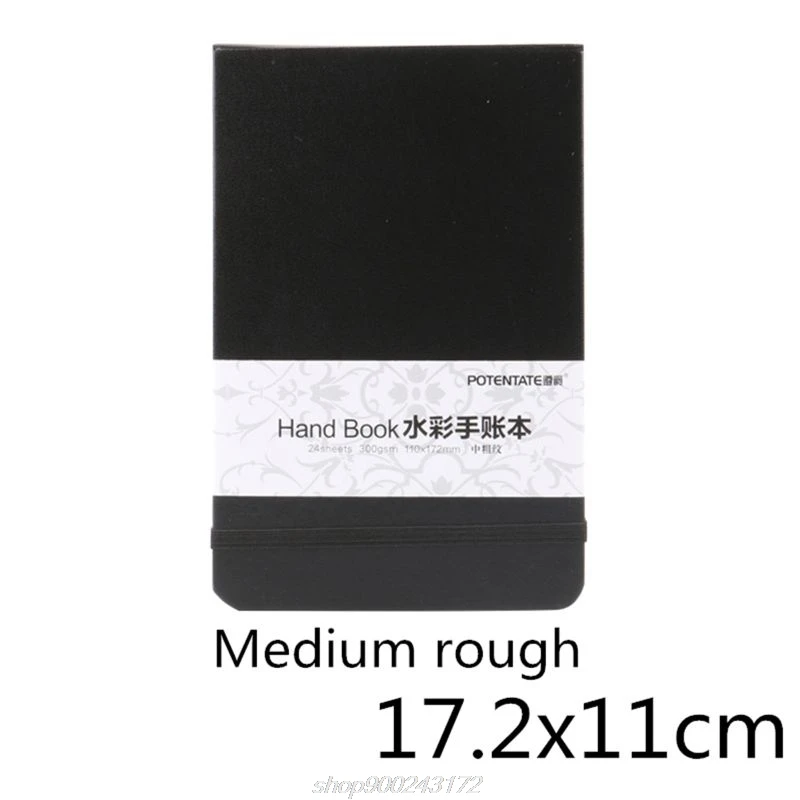 

300gsm 24 Sheets Watercolor Pad Sketch Stationery Notebook For Drawing Marker Sketch Supplies J09 21 Dropship