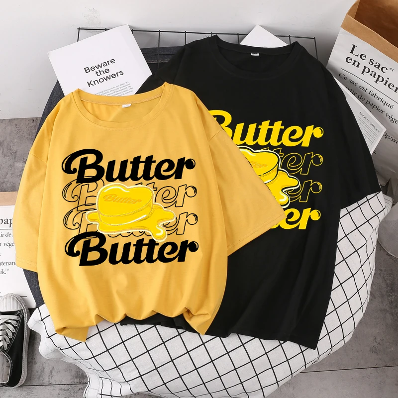 Летняя новая футболка в стиле Харадзюку с изображением альбома масла женская