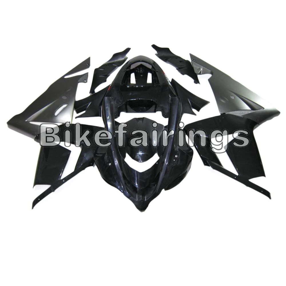 Полностью матовый черный впрыска ABS Обтекатели для ZX10R 2004 2005 04 05 ZX 10R кузов