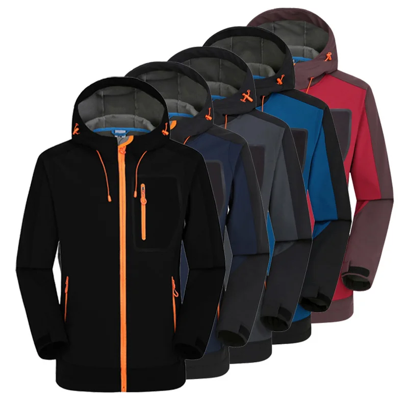 

Men Softshell Tactical Jackets Windproof Waterpoof Jacket Men's Windbreaker Trekking Hiking Camping Jackets Man Casure Coats