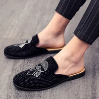 trend new 2021 slippers shoes for men fashion high quality casual non slip mens sandals low cut comfortable brand light