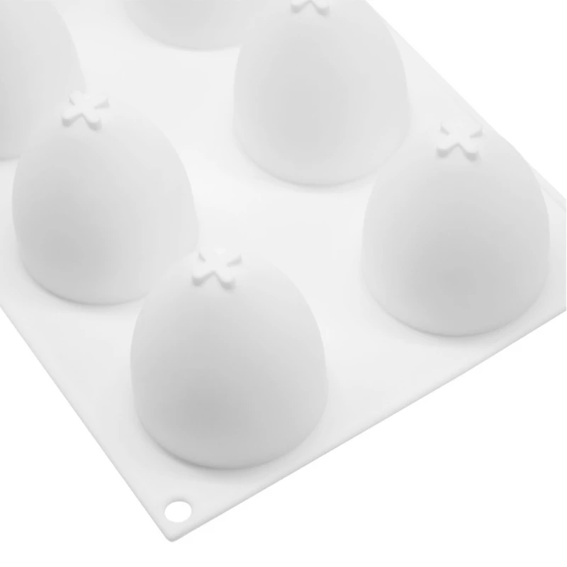 

8 Cavity 3D Easter Egg Shape Silicone Baking Mold Cake Mold,Chocolate Mousse