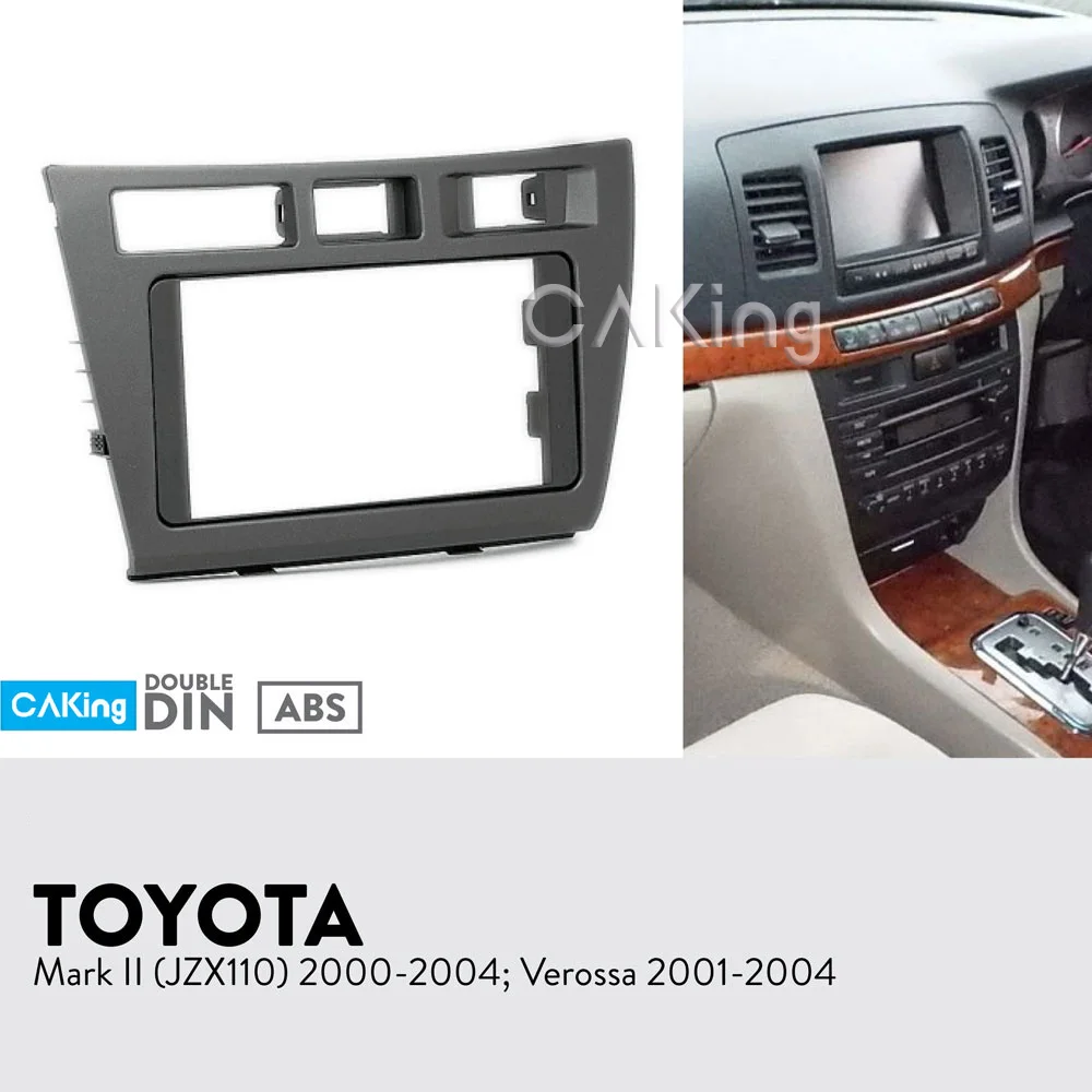 Автомобильная радиопанель Fascia Для Toyota Mark II (JZX110) 2000 2004 комплект видеорегистратора