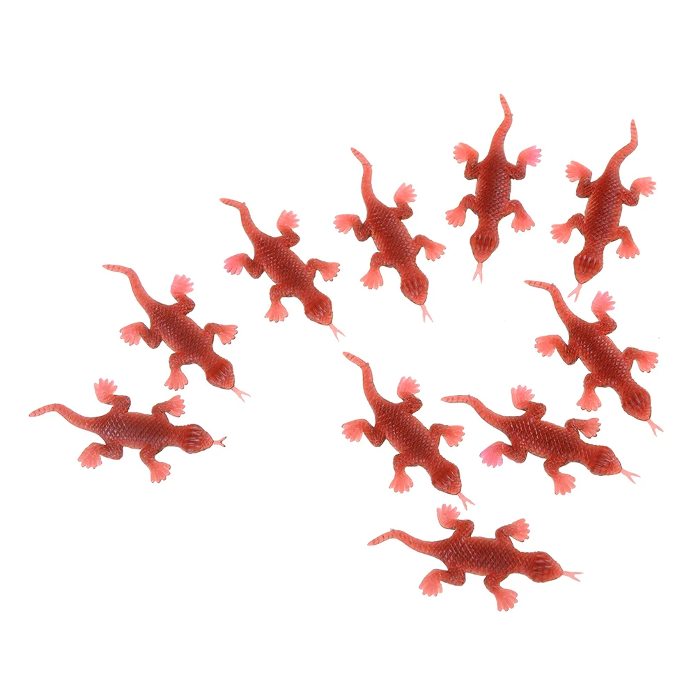 10 шт./компл. Смешные симуляции коричневые резиновые тараканы розыгрыши игрушки