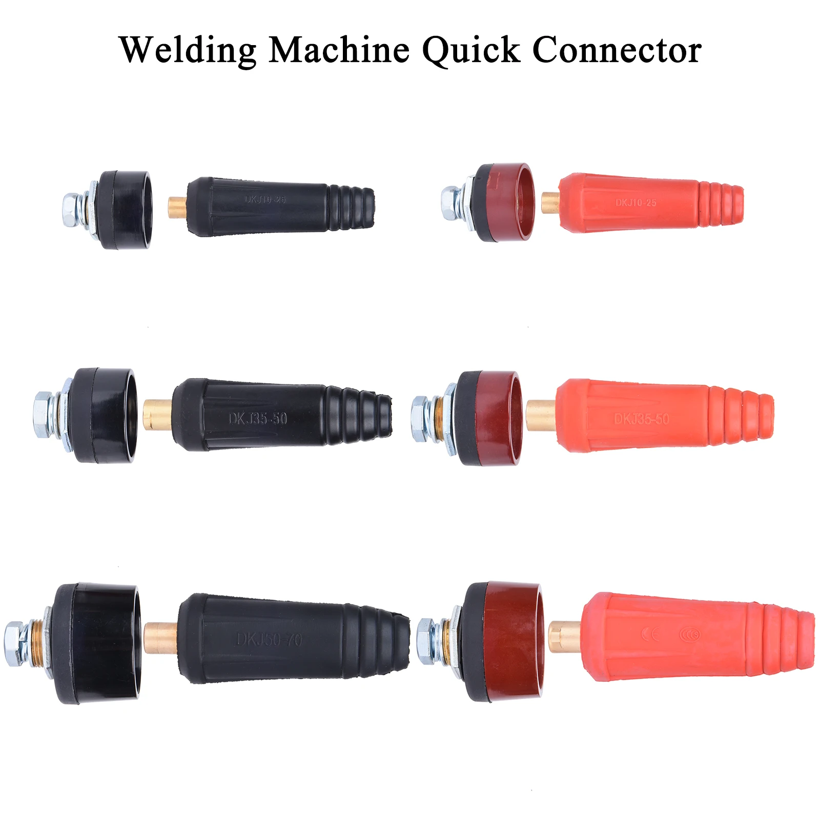 Адаптер для быстрой сварки Dinse вилка-гнездо кабеля переходник DKJ 10-25 35-50 50-70