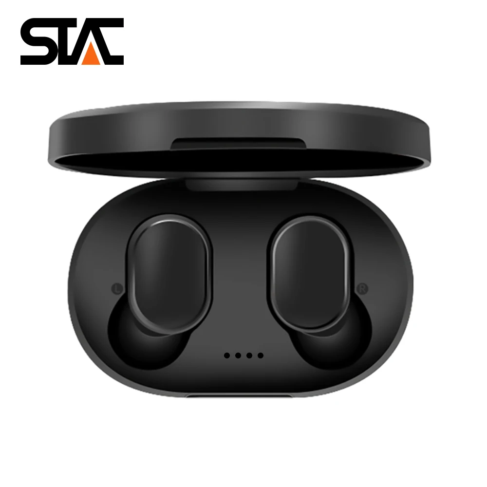 A6S Wireless Bluetooth headphones sports music wireless noise canceling earplugs with microphone for iOS Android | Электроника