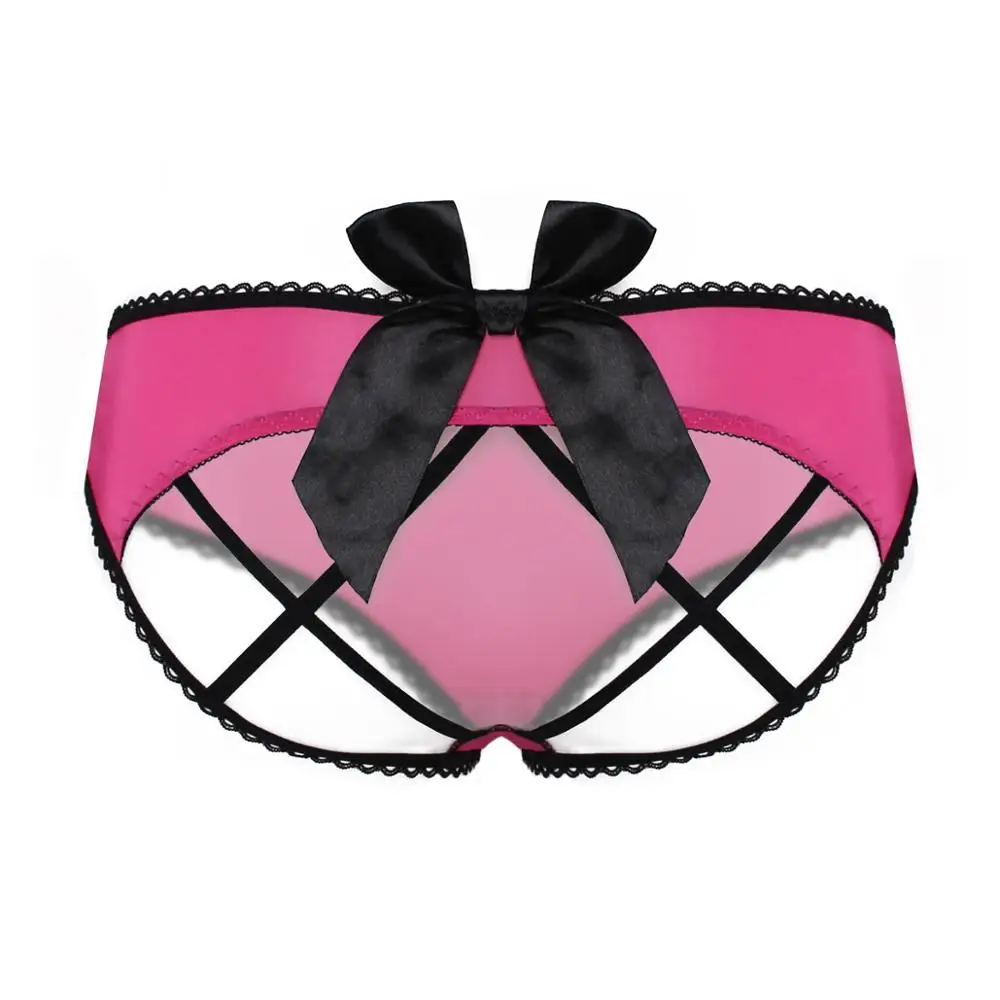Women Sexy Lingerie Erotic Panties Open Back Porn Underwear Crotchless Sex Wear Bumless Couple Briefs with Cage 40 | Тематическая